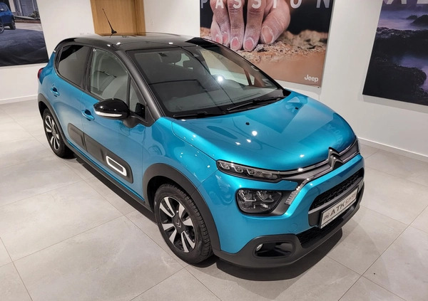 Citroen C3 cena 78900 przebieg: 6500, rok produkcji 2022 z Dolsk małe 172